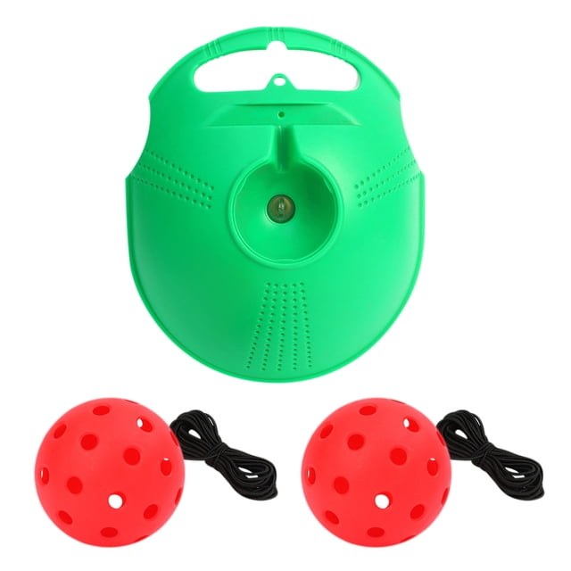 Kyusrd Summer Outdoor Patio Deals!Pickball Trainer Training Base High Elastic Plastic Hole Ball Beginner Practice