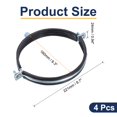thumbnail image 2 of 4 Pack Split Ring Pipe Hanger, 160mm/6.3inch Adjustable Pipe Bracket Clamp, 2 of 6