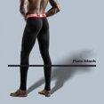 thumbnail image 4 of CEHVOM Men Solid Casual Tight Base High Waist Breathable Keep Warm Ankle-Length Pants, 4 of 4