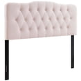 thumbnail image 1 of Modway Annabel Full Diamond Tufted Performance Velvet Headboard in Pink, 1 of 7