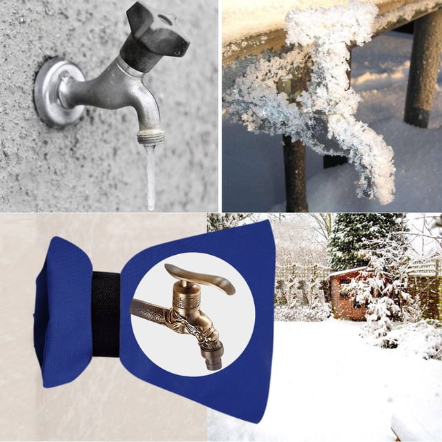 EGNMCR 1pcs Housse de Protection pour Robinet Hiver Extérieur Sortie d'Eau Isolation Antigel Housses Antigel