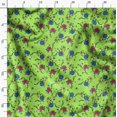 thumbnail image 3 of Soimoi Brown Rayon Fabric Flower Floral Fabric Prints By Yard 42 Inch Wide, 3 of 6