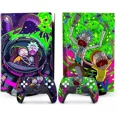 thumbnail image 1 of For PS5 Skin Disc Edition Anime Console and Controller Vinyl Cover Skins Wraps for PlayStation 5 Disc Version CD-ROM Version, 1 of 6
