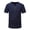 Navy, variant on Meichang 2024 Clearance Mens Short Sleeve Cotton Linen Shirt,Vintage V Neck Pullover Tops Casual Button Up Party Shirt Slim Fit Side Split Work Shirts Black S