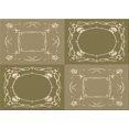 thumbnail image 1 of Ahgly Company Tapis d'Intérieur Rectangulaire Transitionnel Brun Chêne Lavable à la Machine, 7 Pieds x 10 Pieds, 1 of 7