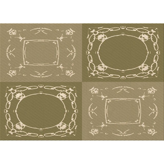 Ahgly Company Tapis d'Intérieur Rectangulaire Transitionnel Brun Chêne Lavable à la Machine, 7 Pieds x 10 Pieds