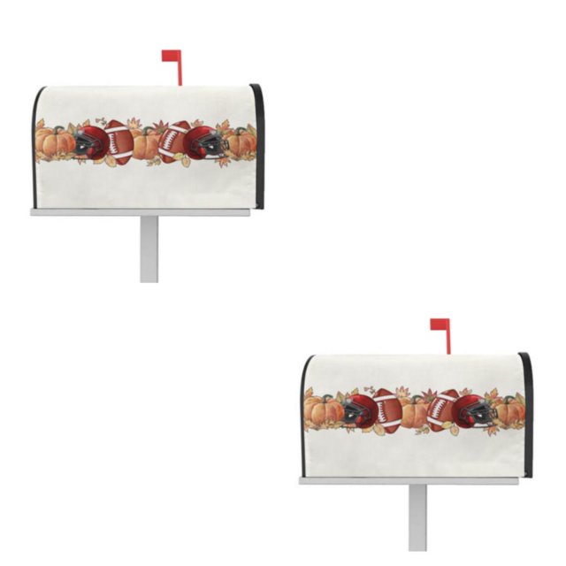 Ruiboury Weather-resistant And Robust Couch Cover Easy To Vivid Print Christmas Deer Pattern Mailbox Sleeve Cloth Standard Size YTYH2309041 2Set