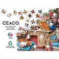 thumbnail image 2 of Ceaco Paws Gone Wild-Kittens in the Bedroom 500pc Puzzle, 2 of 4