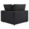 thumbnail image 4 of Modway Commix Canapé Sectionnel 6 Pcs Surrembourré Rempli de Duvet, Noir, 4 of 10