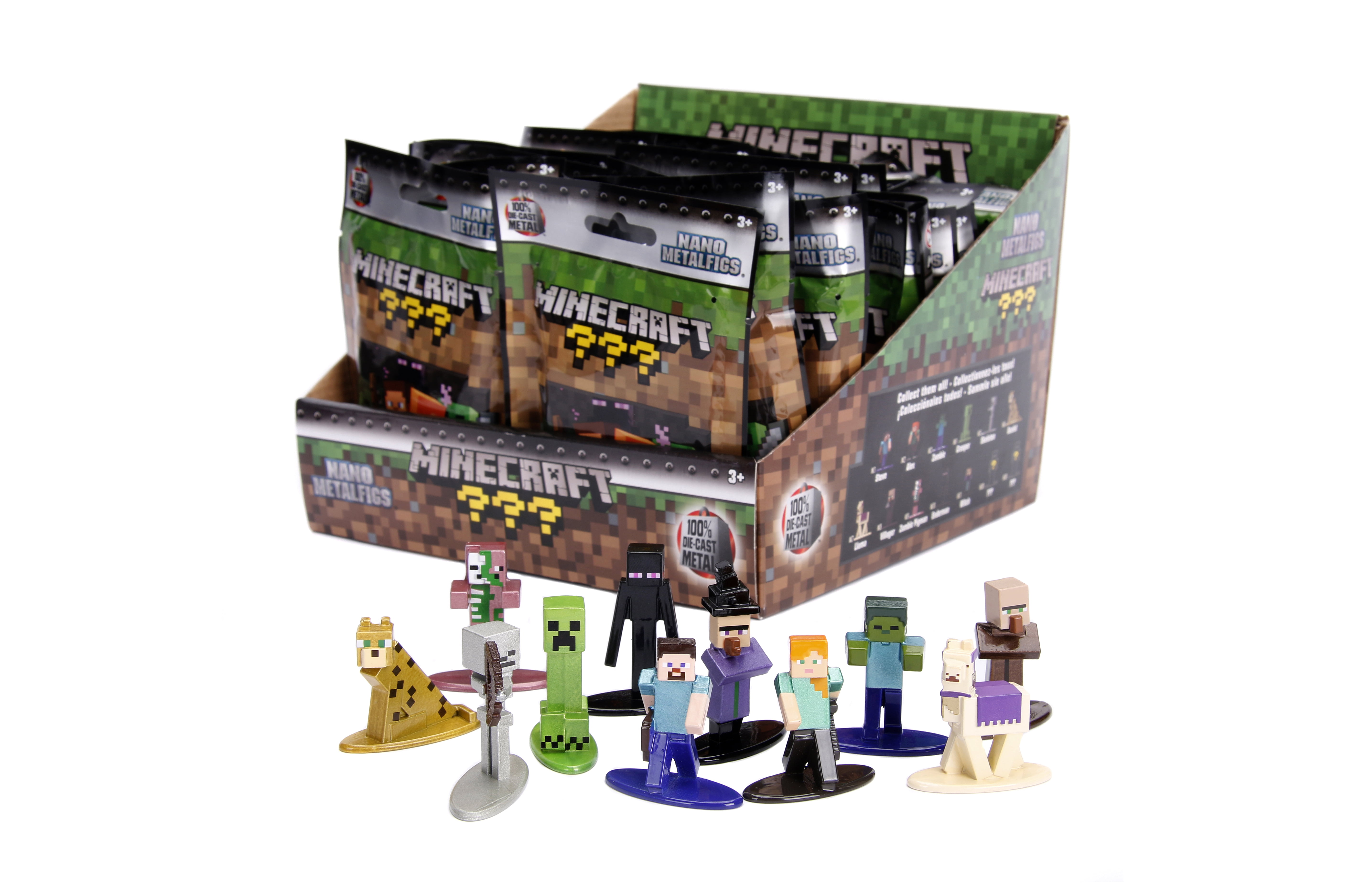 Jada Nano Metalfigs Minecraft Legends Blind Bags – Collectible Die-Cast Figures – Mystery Pack for Gamers and Fans – Ages 3+