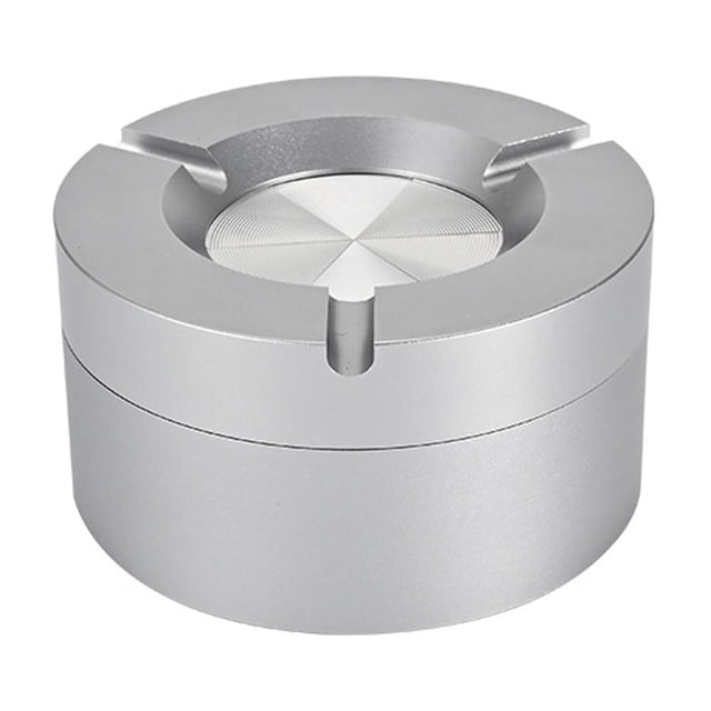 CEHVOM Clearance Sales!Aluminum Alloy Opening and Closing Ashtray for Home and Office Desktop High Value Drop and High Temperature Resistance Car Ashtray