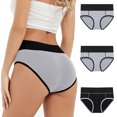 thumbnail image 2 of 3 Pcs Culottes Menstruelles pour Femmes, Étanches et Respirantes, Culottes de Règles, Culottes d'Incontinence, 2 of 8