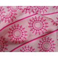 thumbnail image 4 of oneOone Silk Tabby Fabric Stripe & Mandala Block Print Fabric BTY 42 Inch Wide, 4 of 4
