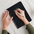 thumbnail image 3 of Meitianfacai Coil Planner 2025 Weekly Planner Diary A5 Taped Notebook Book, Black, 3 of 5