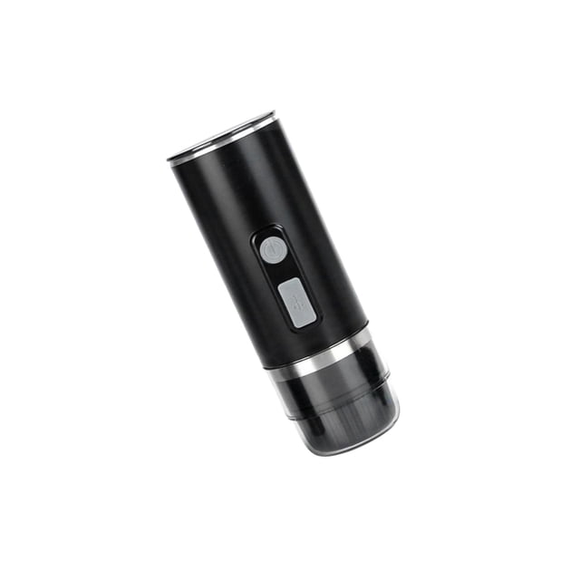 pitrice Cafetière Espresso Portable Rechargeable Noire Petite pour la Conduite en Plein Air