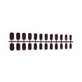 thumbnail image 2 of 1 Set Glue on Nails Medium Strips Matte Simple Length Files Stick Full Cover Wraps Art Decals Artificial Beauty Tool Manicure Kit Decorations 12, 2 of 6
