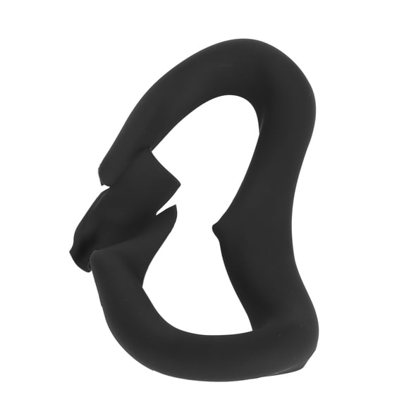 Masque pour les Yeux en Silicone pour Lunettes VR, Résistant à la Sueur, Facile à Installer, Blocage de la Lumière, Couvre-Visage de Remplacement, Doux pour la Peau pour Lunettes VR Noir