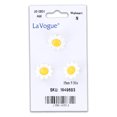 thumbnail image 1 of LA VOGUE Shank Button Yellow and White Flower, 15 mm (0.59 in), 1 of 5