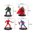 thumbnail image 1 of Décoration de Gâteau Héros Revenge 6 Héros Spider Steel Captain Poupée de Cuisson Modèles Faits Main, 1 of 1