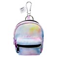 thumbnail image 1 of "Claire's Girls Rainbow Tie Dye Mini Backpack Keychain, Cute Gift, 76085", 1 of 1