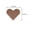 H, variant on Yhmxh Office Supplies,School Supplies,Back To School Supplies Vintage Leather Heart Bookmark Page Corner,Leather Love Bookmark Book Mark