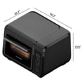 thumbnail image 3 of Chefman EasyAir 15 Qt. Toaster Oven Air Fryer, 5 Cooking Functions & 450°F Max Temperature – Black, 3 of 7