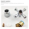 thumbnail image 5 of SHISUYAN 2pcs Faucet Knob Handle Faucet Tap Knob Handle Replacement 1/2 Inch Faucet, 5 of 5
