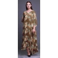 thumbnail image 2 of Bimba Kaftan Long de Plage à Fleurs pour Femmes, Tenue de Plage, Paréo de Bikini, Robe Maxi - S-L, 2 of 5