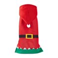 thumbnail image 1 of Pet Vest Fashionable Two-legged Comfortable Waist Buckle Print Letter Pattern Holiday Accessory Polyester Christmas Festival Pet Skirt for Teddy, 1 of 10