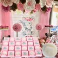 thumbnail image 4 of 24 Packs Elephant Themed Baby Shower Return Favors for Guests, Elephant Style Soaps + Pink Gift Boxes for Elephant Themed Baby Shower Party Favors for Girls, 4 of 8