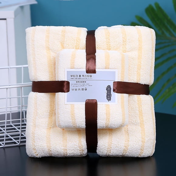 TIMIFIS Bath Towels Bath Towel Bathroom Set Deluxe Bath Towel Soft Cotton Towel Set High Absorbent Towel Includes 1 Bath Towel 27.5X55 Inches and 1 Towel 13.5X29.5 in Swimming Towel
