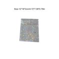 thumbnail image 3 of 100 Pieces Foil Pack Bag Home Leakproof Sealing Cosmetic Powder Package Bags Wrapping Accessory Holding Pouch Shiny with Stars 12x18cm, 3 of 8