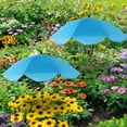 thumbnail image 4 of Large Garden Parasol for Potted Plants | Outdoor Sun & Rain Protection Umbrella with Stake | 47" Shade Canopy | Durable Metal Frame & Rubberized Cloth Cover, 4 of 5