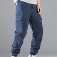 thumbnail image 1 of DPTALR Pantalon de Longueur Décontractée à Taille Élastique pour Hommes, 1 of 9
