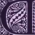thumbnail image 1 of Ahgly Company Machine Washable Indoor Square Transitional Deep Purple Area Rugs, 7' Square, 1 of 7