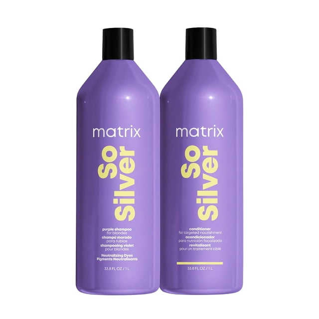 Matrix Total Results So Silver Shampoo & Color Obsessed Conditioner Duo ...