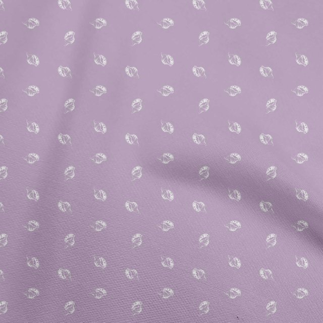 oneOone Cotton Jersey Pastel Purple Fabric Sea Shells Sewing Craft Projects Fabric Prints By Yard 58 Inch Wide