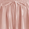 thumbnail image 3 of Diufon Chiffon Shorts for Women Elastic Waisted Ruffle Pleated Pants Solid Color Drawstring Shorts Pants, 3 of 5