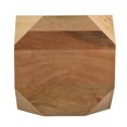 thumbnail image 3 of Table d'appoint de hometrends en bloc en bois, 3 of 4