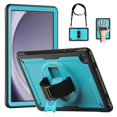 thumbnail image 1 of Case For Samsung Galaxy Tab A9 Plus 11 inch X216B Shockproof Tablet Cover For Tab A9 8.7 Inch 2023 X115 Funda Capa+Handle Strap Light Blue A9 8.7 inch 2023, 1 of 6