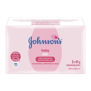 Johnson's Baby Soap Bar, Baby Soap, Mild and Moisturizing