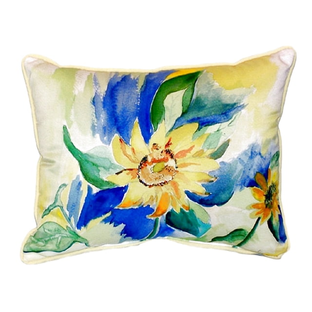 Betsy Drake Tournesol Extra Grand 20 X 24 Oreiller Intérieur / Extérieur