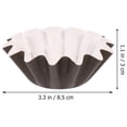 thumbnail image 2 of 50 Pcs 1 Ensemble Doublures Chauffe-Parfum Plaques de Doublure Chauffe-Cire pour Fonte (Noir), 2 of 7