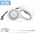 thumbnail image 4 of PENGXIANG Retractable Dog Leash with LED Light 16ft Portable Retractable Walking Leash with Ergonomic Handle 600mAh Rechargeable LED Lighted Dog Leash Retractable Leash for Small Medium D, 4 of 11