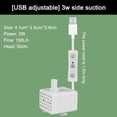 thumbnail image 2 of USB Small Water Pump for Pet Hydration and Garden Fountain Applications, 2 of 9