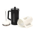 thumbnail image 1 of 600Ml French Press Coffee Maker High Borosilicate Glass House Coffee Brewer Milk Foam Frother Barista Tea Maker White, 1 of 5