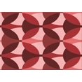 thumbnail image 1 of Ahgly Company Tapis d'Intérieur Rectangulaire Transitionnel Pastel Rouge Rose Lavable à la Machine, 2 Pieds x 3 Pieds, 1 of 7