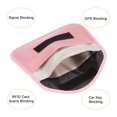 thumbnail image 4 of Unique Bargains Faraday Bag, 2Pcs RFID Signal Blocking Pouch Wallet 7.87 Inch Anti-Radiation Anti-Tracking Anti-Spying, Pink, 4 of 5