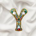thumbnail image 2 of Porte-clés de Noël 26 Lettres Pendentif Strass, 2 of 8