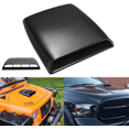 thumbnail image 1 of Universal Car Air Flow Decorative Intake Hood Scoop Turbo Bonnet Vent Cover, Car, Black, 1 of 6